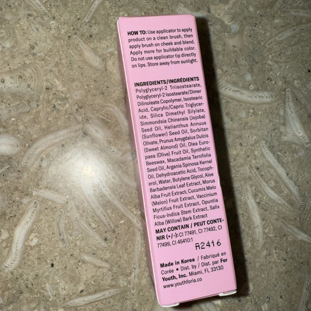 Youth Foria Blush Oil Byo 